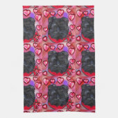 AFFENPINSCHER GESCHIRRTUCH (Vertikal)