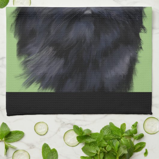 AFFENPINSCHER GESCHIRRTUCH (Gefaltet)