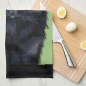 AFFENPINSCHER GESCHIRRTUCH (Viertel Falte)