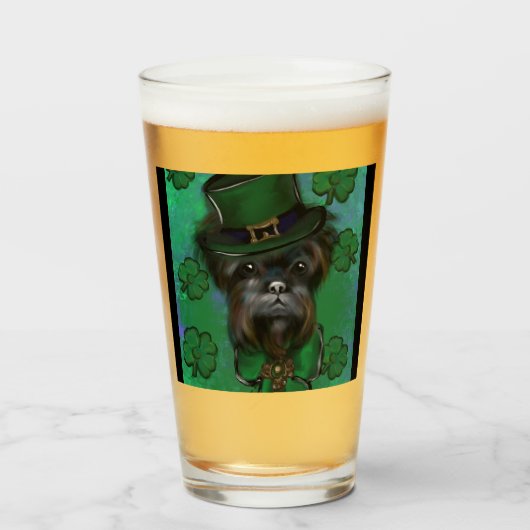 AFFENPINSCHER GLAS (Vorne (Gefüllt))