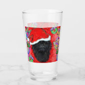 Affenpinscher Glas (Rückseite)