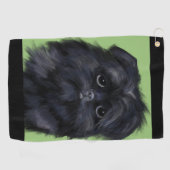 AFFENPINSCHER GOLFHANDTUCH (Horizontal)