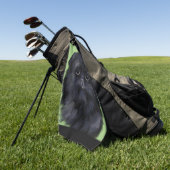 AFFENPINSCHER GOLFHANDTUCH (Gras)