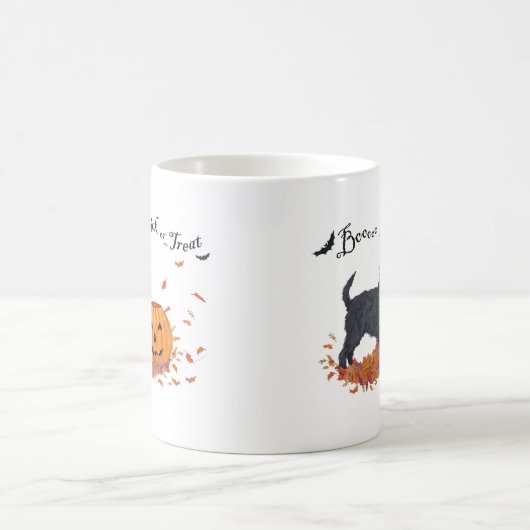 Affenpinscher Halloween Kaffeetasse (Mittel)