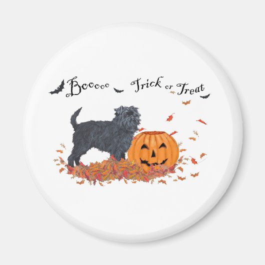 Affenpinscher Halloween Magnet (Vorne)