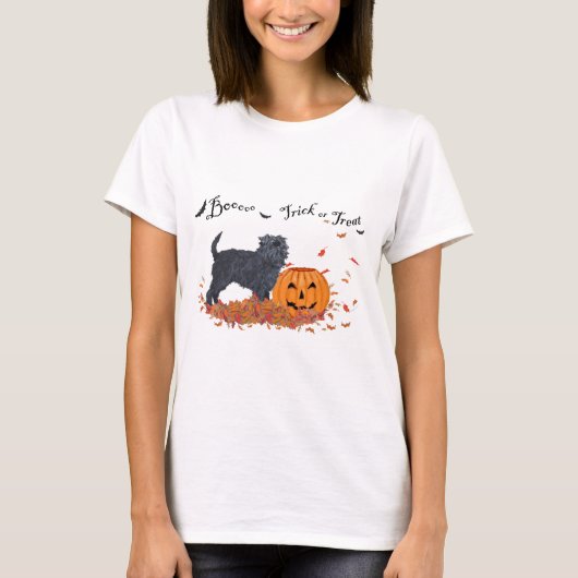Affenpinscher Halloween T-Shirt (Vorderseite)
