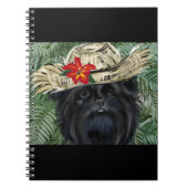 Affenpinscher Hawaii Notizblock (Vorderseite)