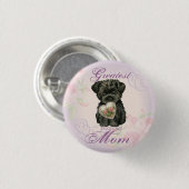Affenpinscher Heart Mama Button (Vorne & Hinten)