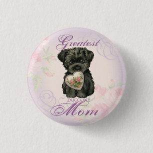 Affenpinscher Heart Mama Button