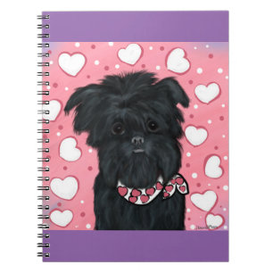 Affenpinscher Hearts Notizblock