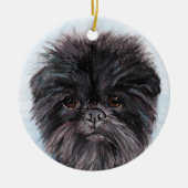 Affenpinscher Hund Art Ornament (Vorne)