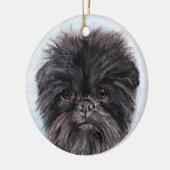 Affenpinscher Hund Art Ornament (Links)