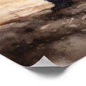 Affenpinscher Hund Art Print Poster (Ecke)