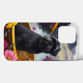 Affenpinscher Hund auf einem Paddle: Ein Landschaf Case-Mate iPhone Hülle (Rückseite (Horizontal))
