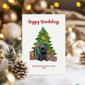 Affenpinscher Hund Familie Weihnachten