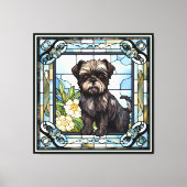 Affenpinscher Hund Leinwand Art (Vorderseite)
