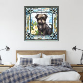 Affenpinscher Hund Leinwand Art (Insitu (Schlafzimmer))