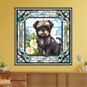 Affenpinscher Hund Leinwand Art (Insitu (Wohnzimmer))