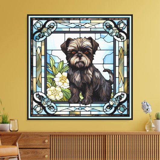 Affenpinscher Hund Leinwand Art (Insitu (Wohnzimmer))