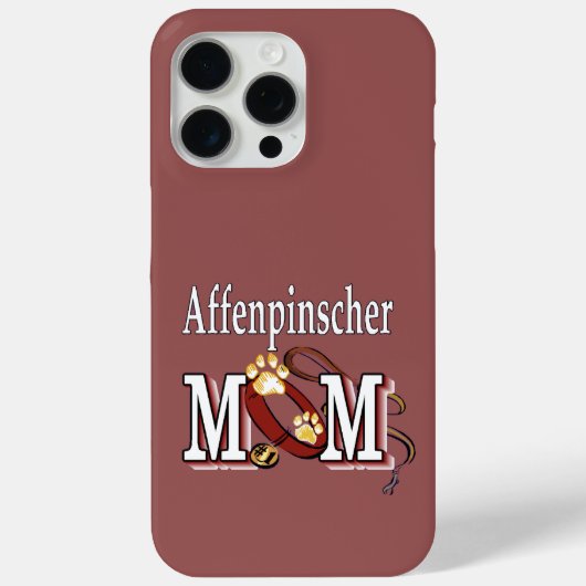 Affenpinscher Hund Mama Case-Mate iPhone Hülle (Rückseite)
