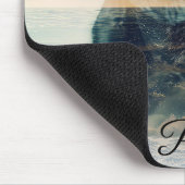 Affenpinscher Hund MAMA Summer Beach Foto Effekt Mousepad (Ecke)