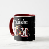 Affenpinscher Hund Mama Tasse (Vorderseite Links)