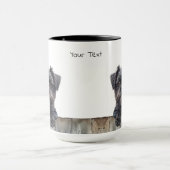 Affenpinscher Hund Tasse (Zentrum)