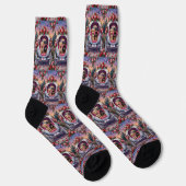 Affenpinscher Hund Valentinstag Socken (Rechts)