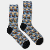 Affenpinscher-Hund Weihnachtsboot Urlaub Socken (Rechts)