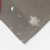 Affenpinscher Hund Weihnachtsfest Fleecedecke (Ecke)