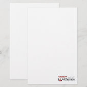 Affenpinscher I Liebe My Briefpapier (Vorne/Hinten)