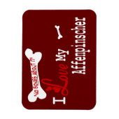 Affenpinscher I Liebe My Magnet (Vertikal)