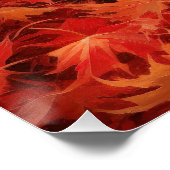 Affenpinscher im Herbst Leaves Fall Inspiriert Poster (Ecke)