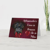 AFFENPINSCHER KARTE (Vorderseite)