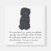 Affenpinscher Keepake Magnet (Vorne)