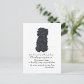 Affenpinscher Keepake Postkarte (Stehend Vorderseite)