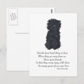 Affenpinscher Keepake Postkarte (Vorne/Hinten)