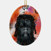 Affenpinscher Keramik Ornament (Rechts)