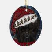 Affenpinscher Keramik Ornament (Rechts)
