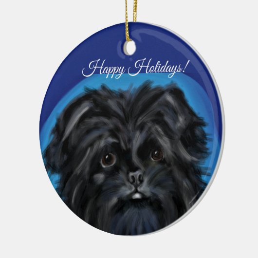 AFFENPINSCHER KERAMIK ORNAMENT (Links)