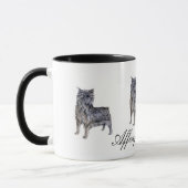 Affenpinscher Keramik Tasse (Links)