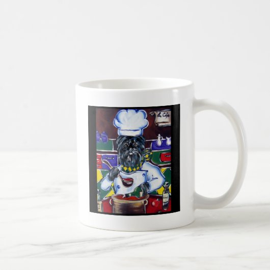 Affenpinscher Koch Kaffeetasse (Rechts)