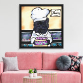 Affenpinscher Koch Leinwanddruck (Insitu (Wohnzimmer))