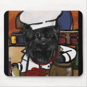 Affenpinscher Koch Mousepad (Vorne)