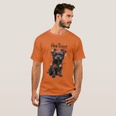 Affenpinscher Lasst uns mit der Türkei reden Funny T-Shirt (Vorne ganz)