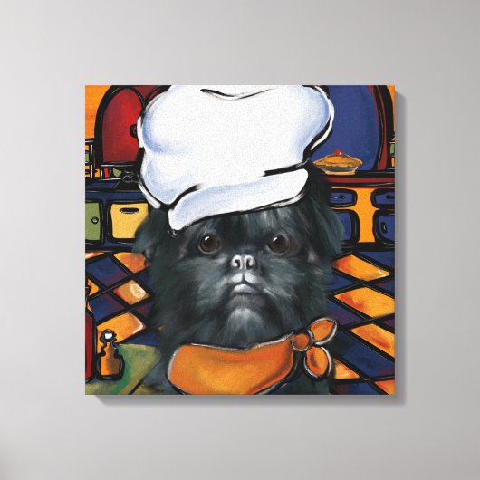 Affenpinscher Leinwanddruck (Vorderseite)