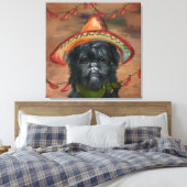 Affenpinscher Leinwanddruck (Insitu (Schlafzimmer))