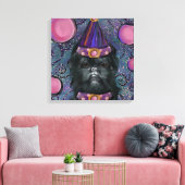 Affenpinscher Leinwanddruck (Insitu (Wohnzimmer))