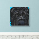 Affenpinscher Leinwanddruck (Insitu (Holzboden))