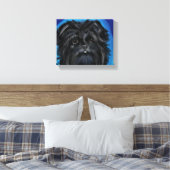 AFFENPINSCHER LEINWANDDRUCK (Insitu (Schlafzimmer))